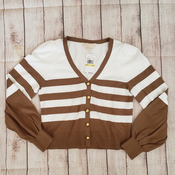 Michael Kors Button Up Sweater Blouse - Picture 1 of 6